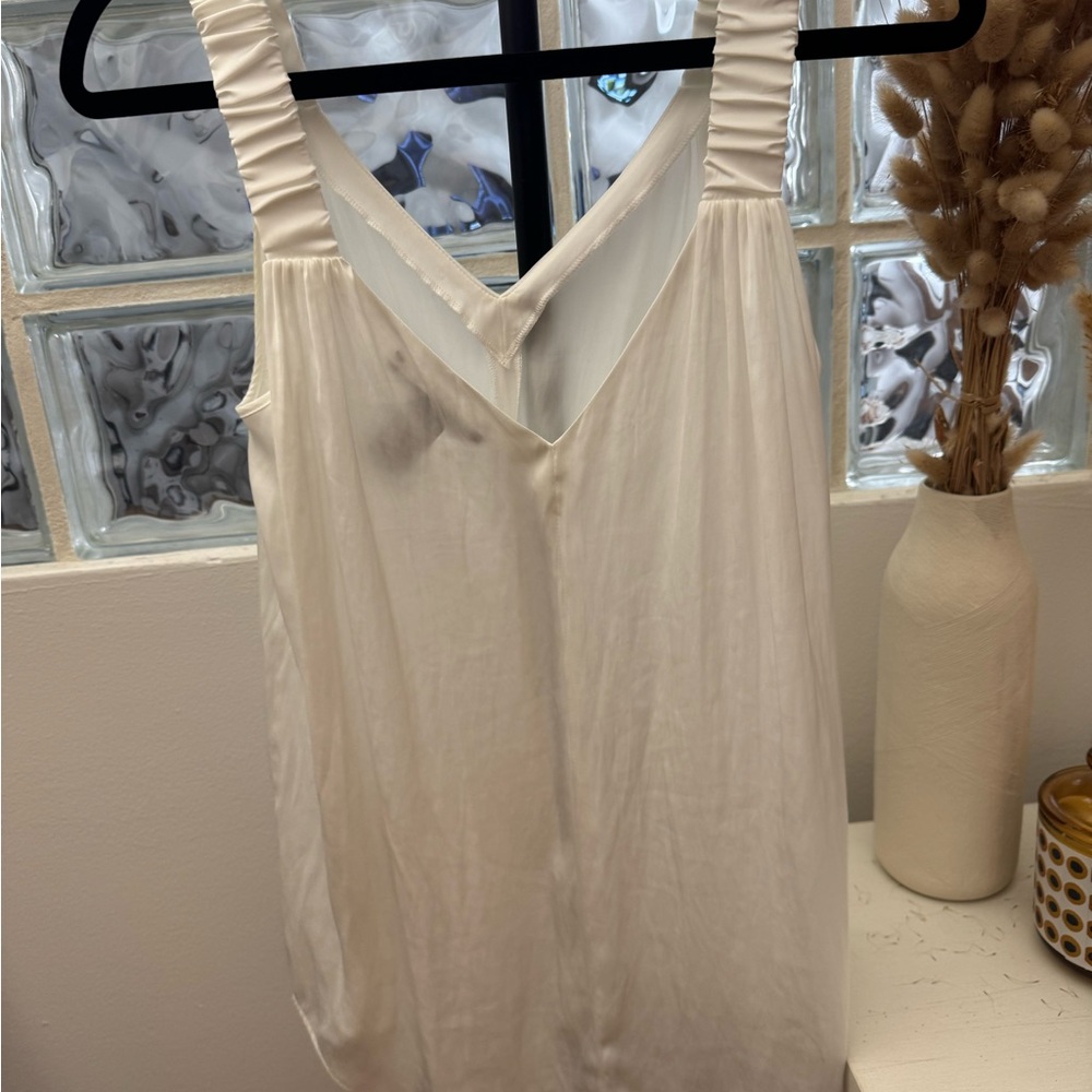 Elegant White Sleeveless Top